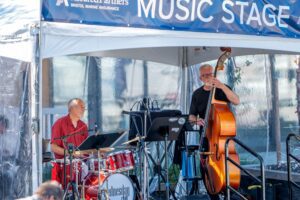 Music stage at the Boats Afloat Show
